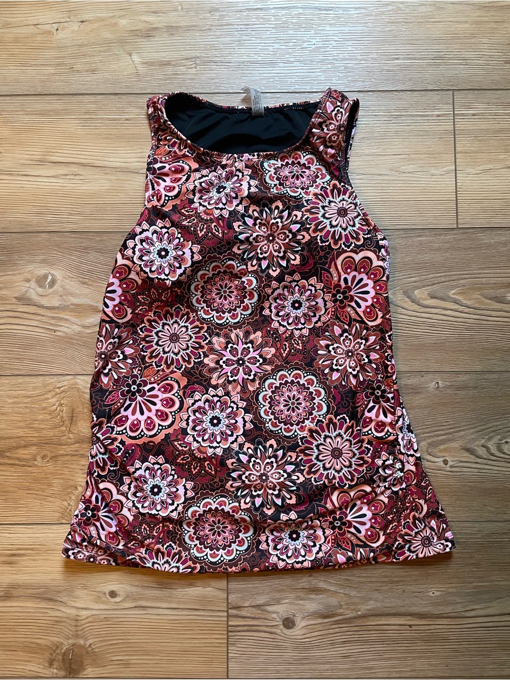 Floral Racerback Swim Tankini Top